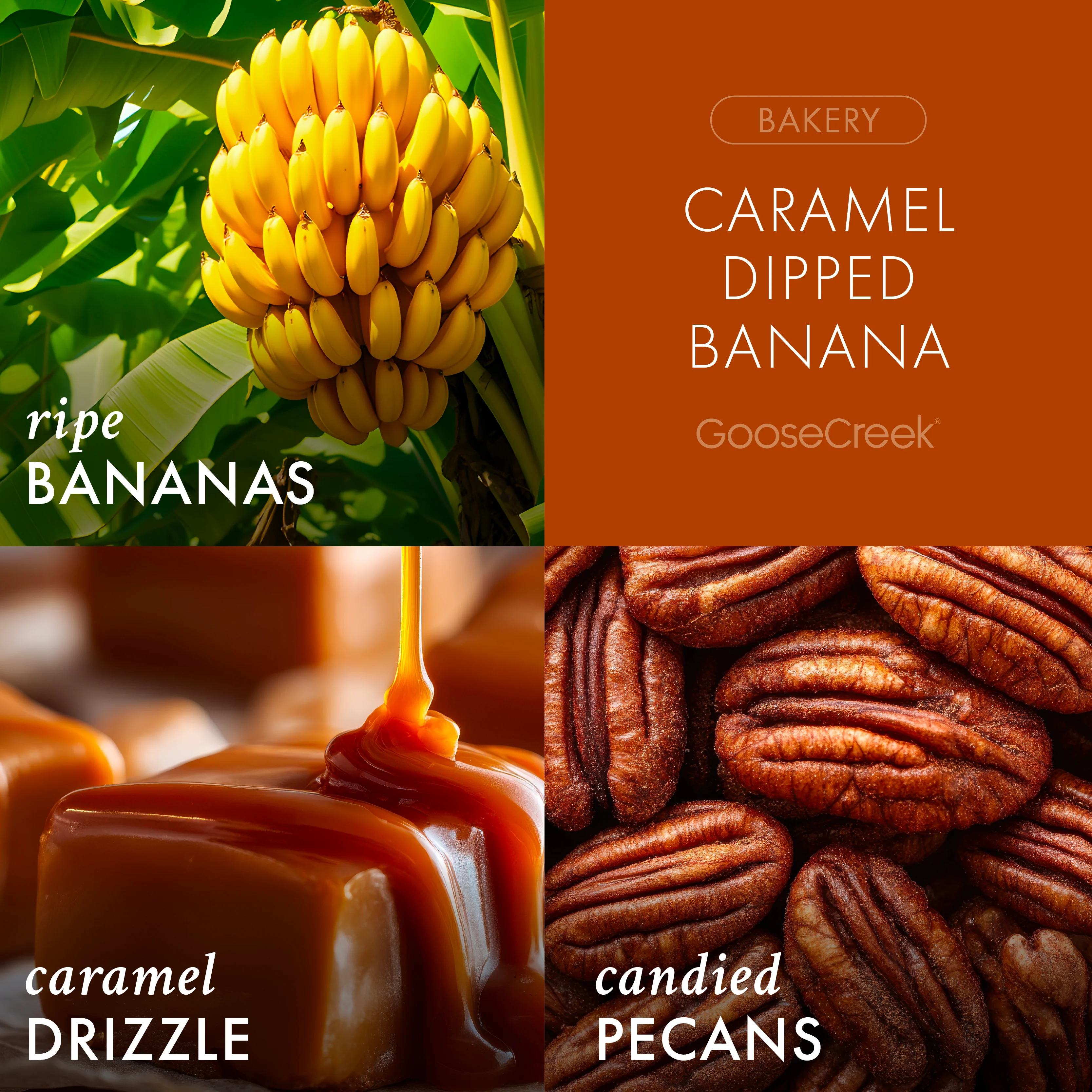 Caramel Dipped Banana 3-Wick Candle - Image 2