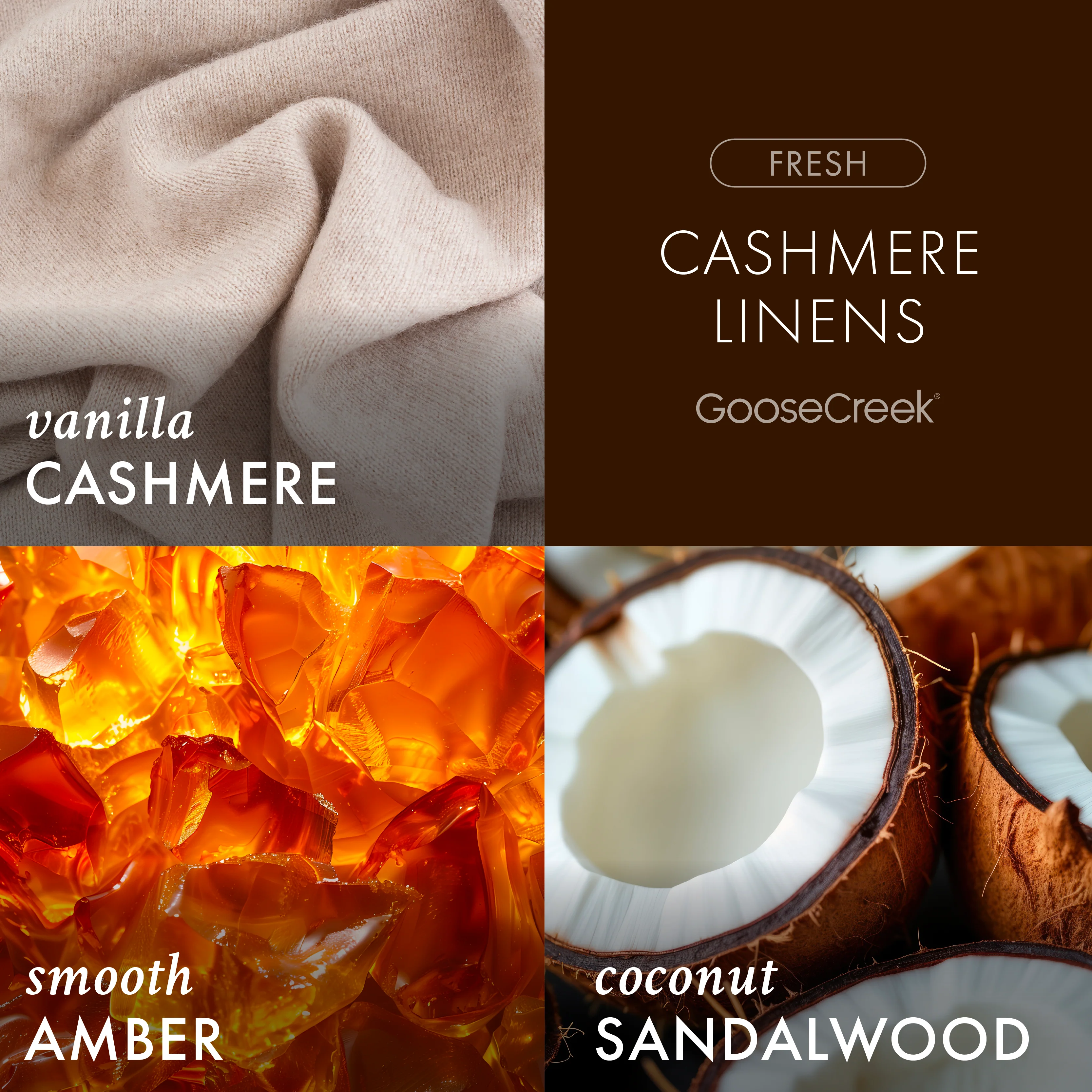 Cashmere Linens 3-Wick Candle - Image 2