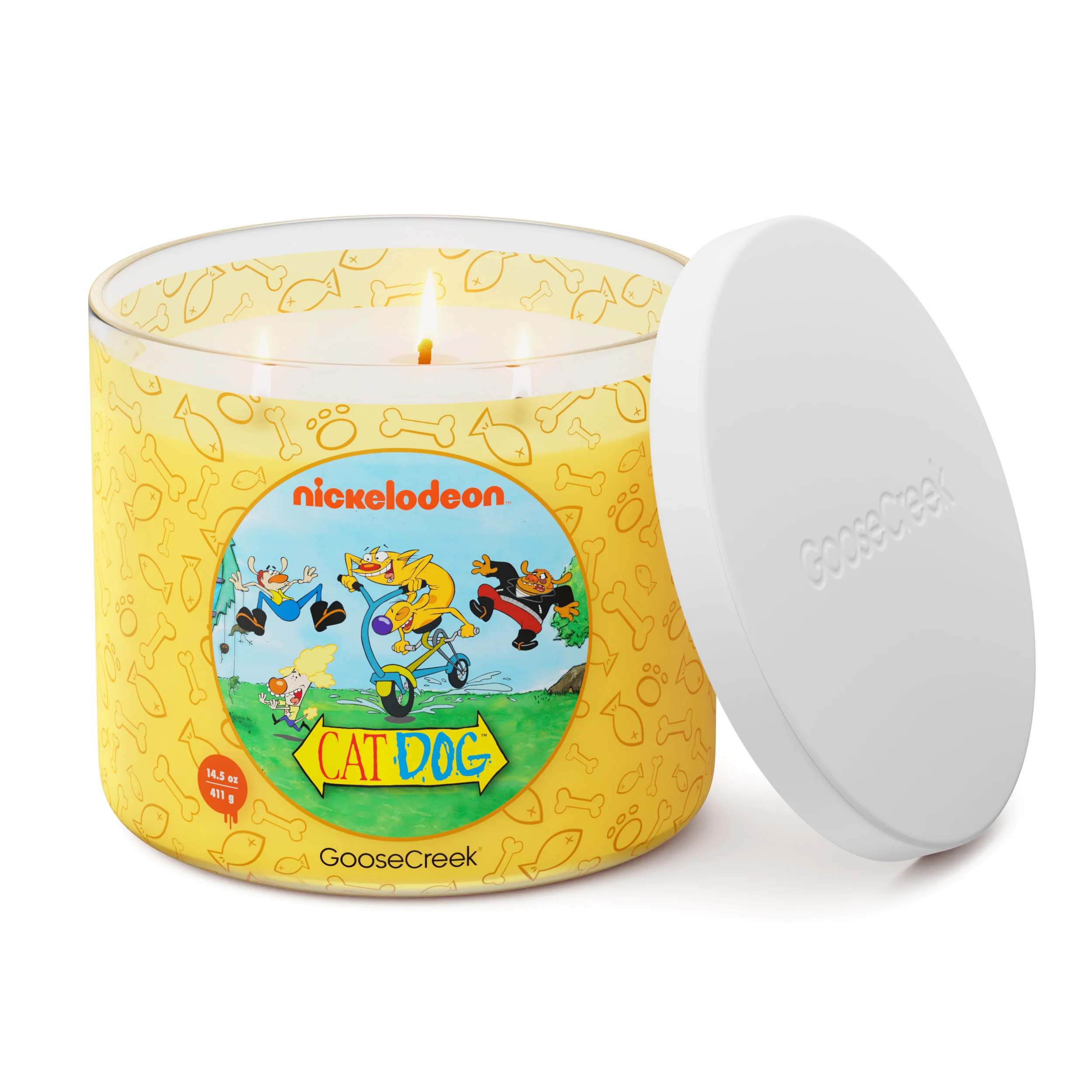 Catdog Nickelodeon 3-Wick Candle - Image 3
