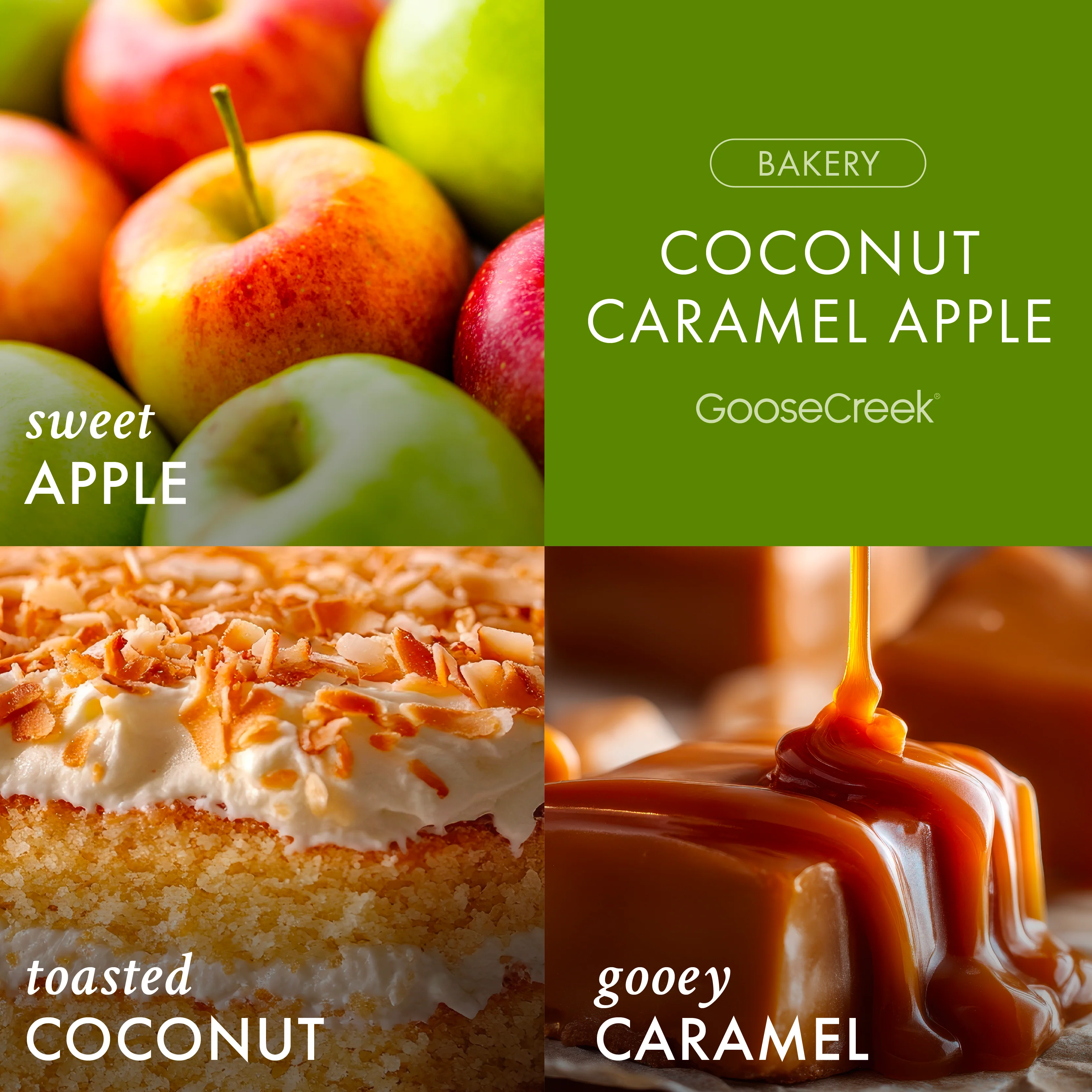 Coconut Caramel Apple 3-Wick Candle - Image 2