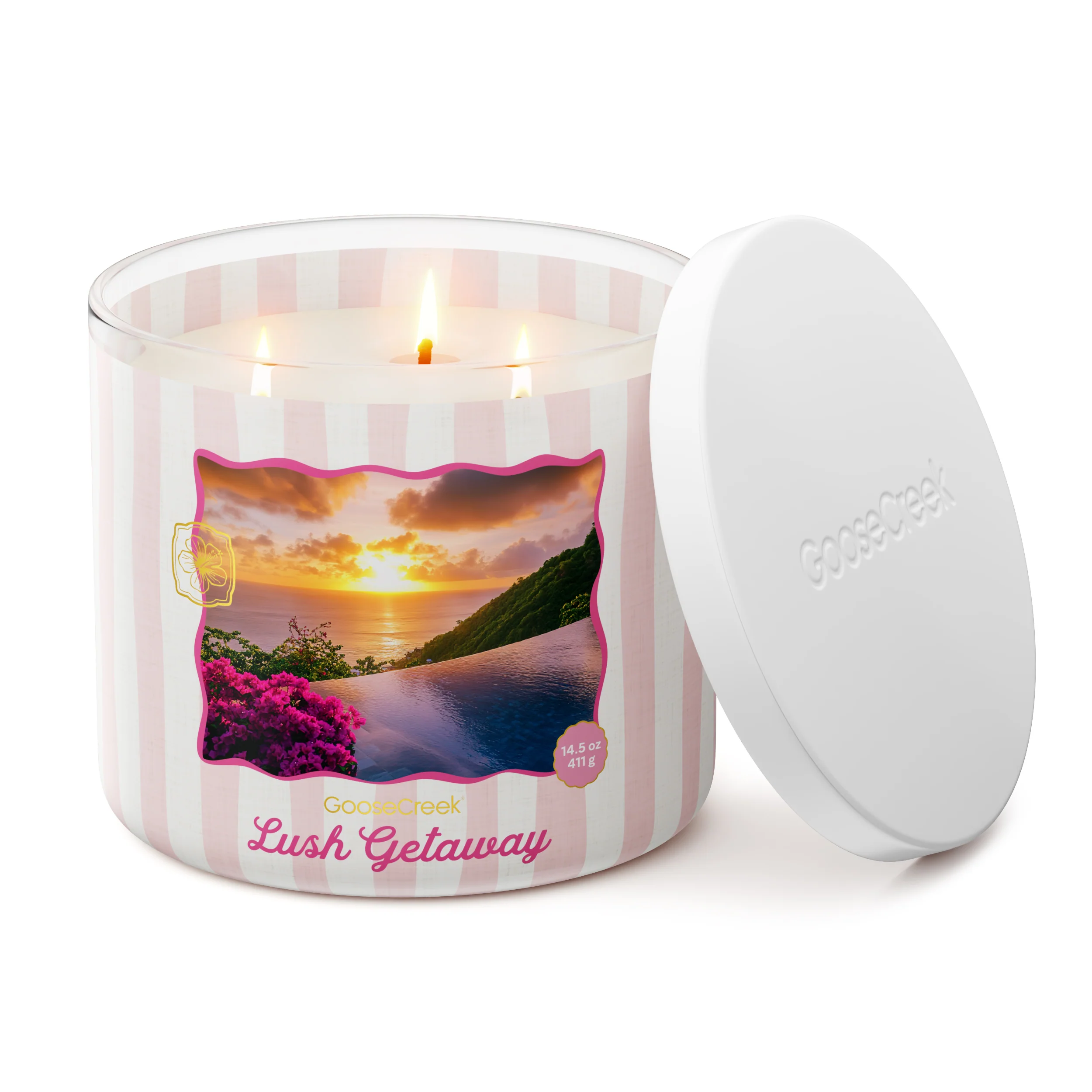 Lush Getaway 3-Wick Candle - Image 3
